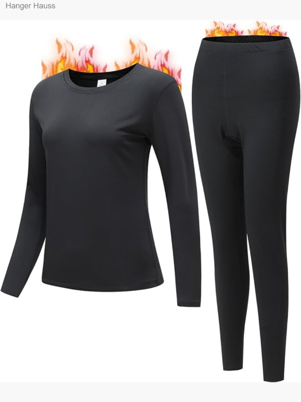 Thermal Underwear Set Long Johns Base Layer Top Bottom Soft Pajama